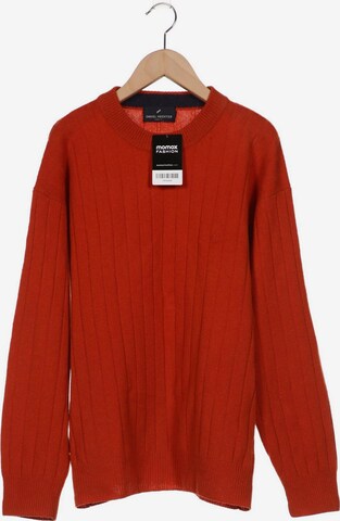 HECHTER PARIS Sweater & Cardigan in XL in Brown: front