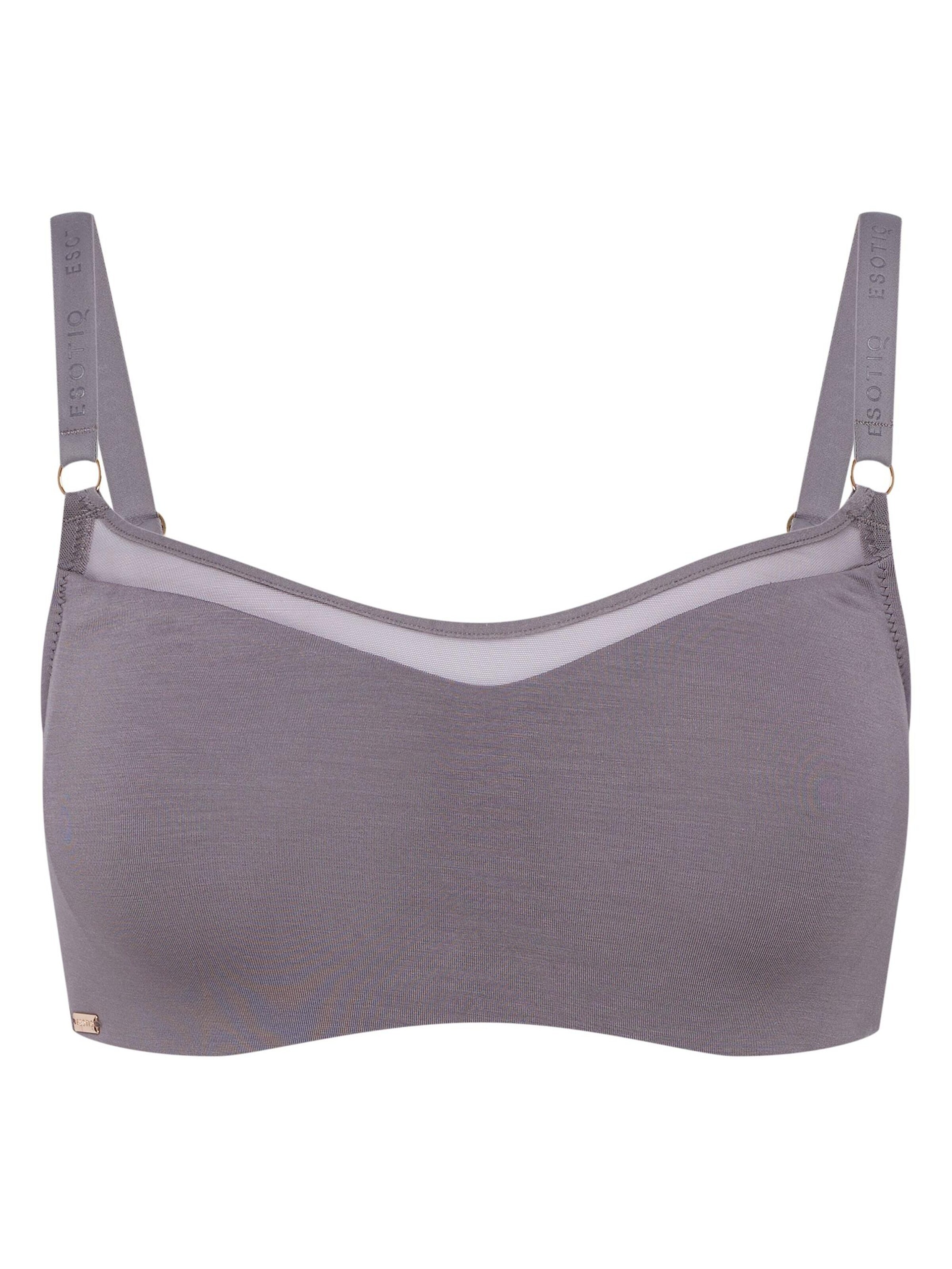 Classico Reggiseno 'Blissy' di ESOTIQ in grigio