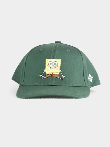 Bavarian Caps Cap 'Cap "Spongebob chillt" - dunkelgrün (Halfcurved)' in Green
