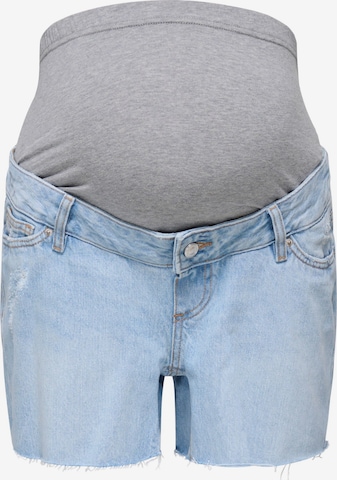 Only Maternity Regular Jeans 'OLMGabi' in Blauw: voorkant