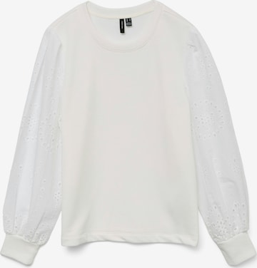 VERO MODA Sweatshirt 'VMDAMINE' in Weiß: Vorderseite