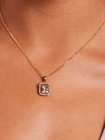 Lucardi Necklace in Gold: front