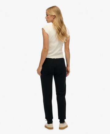 Superdry Tapered Trousers in Black