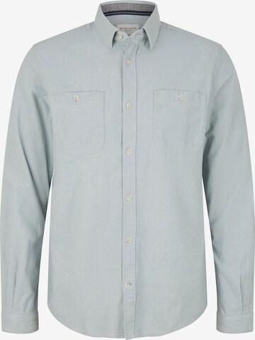 TOM TAILOR Regular fit Button Up Shirt in Blue: front