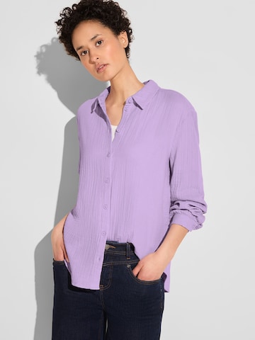 STREET ONE Blouse in Lila: voorkant