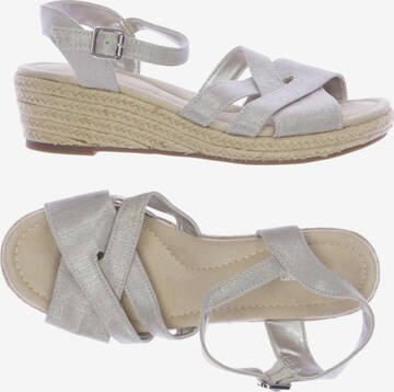Lands‘ End Sandals & High-Heeled Sandals in 35 in Grey: front