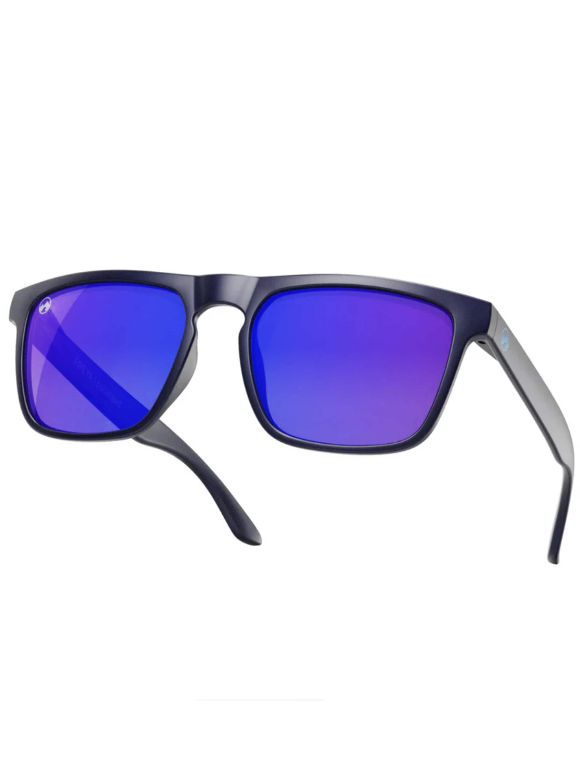 Lunettes de soleil sport 'MowMow Thor Sunglasses - Polarized - Men - Women - Black' Mowmow en violet : devant