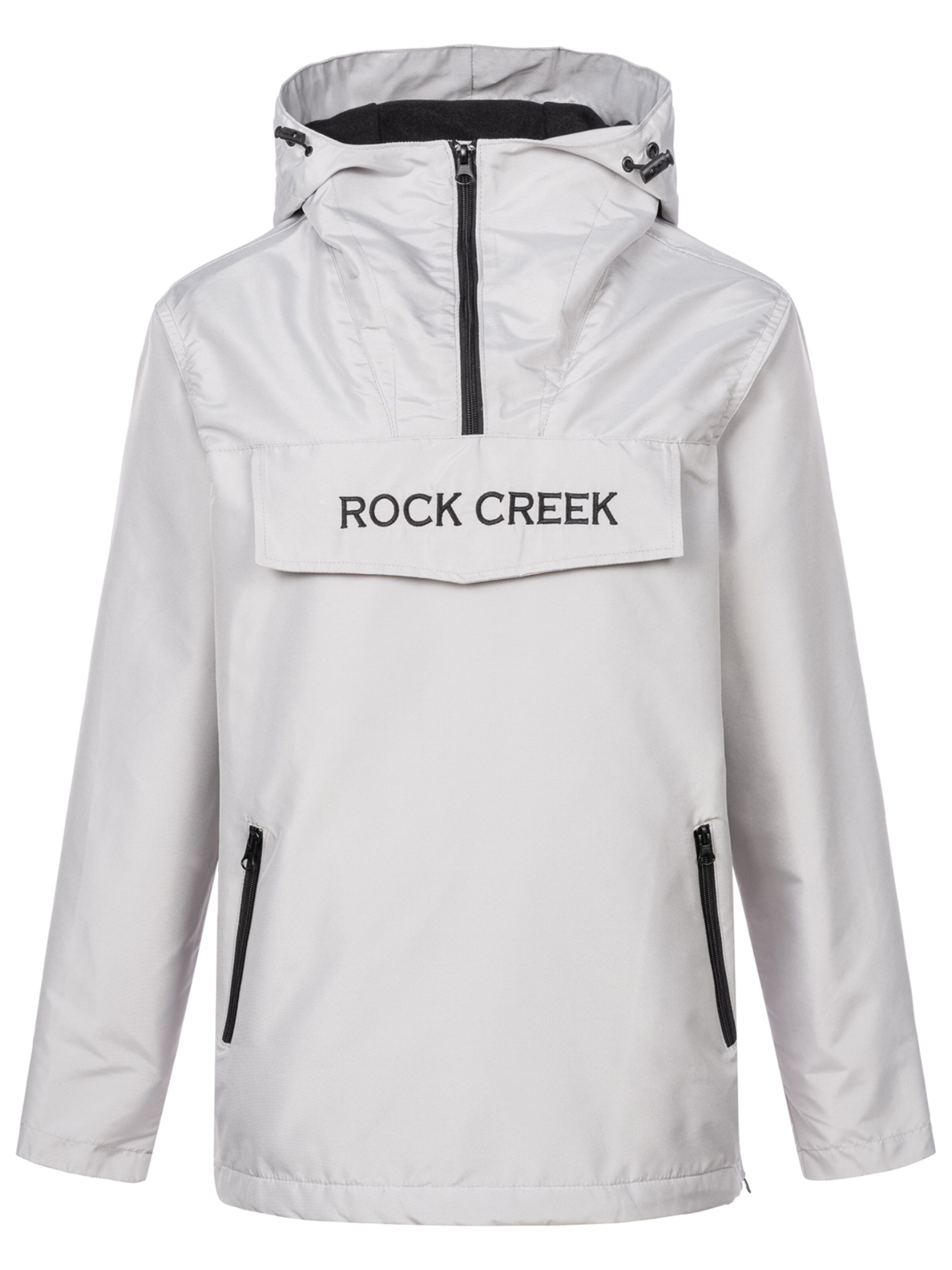 Rock Creek Jacke in hellgrau / schwarz, Produktansicht
