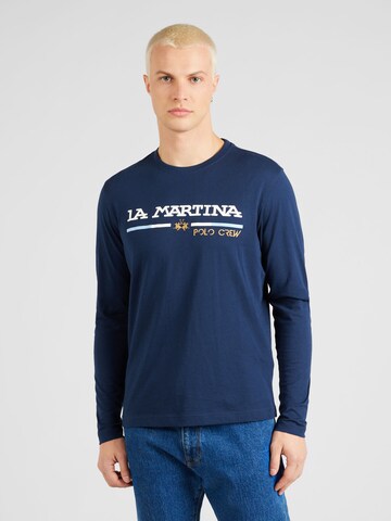 La Martina Shirt in Blue: front