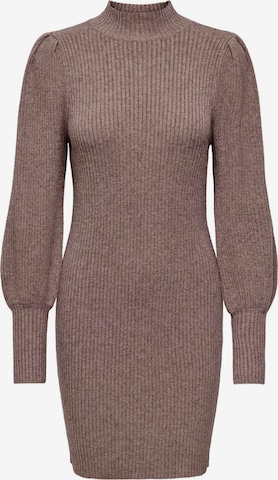 Robes en maille 'ONLKatia' ONLY en marron : devant