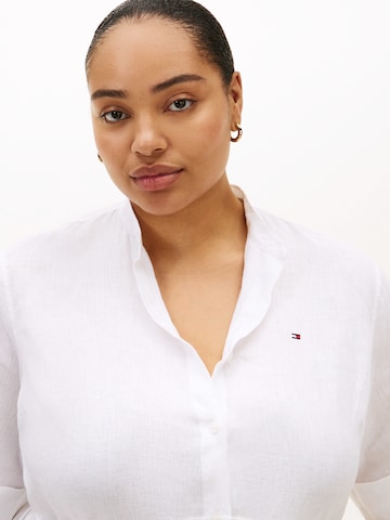 Robe-chemise Tommy Hilfiger Curve en blanc