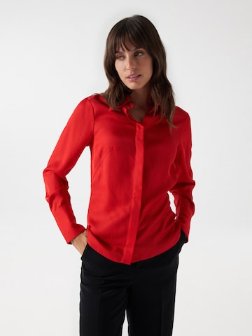 Salsa Jeans Blouse in Rood: voorkant