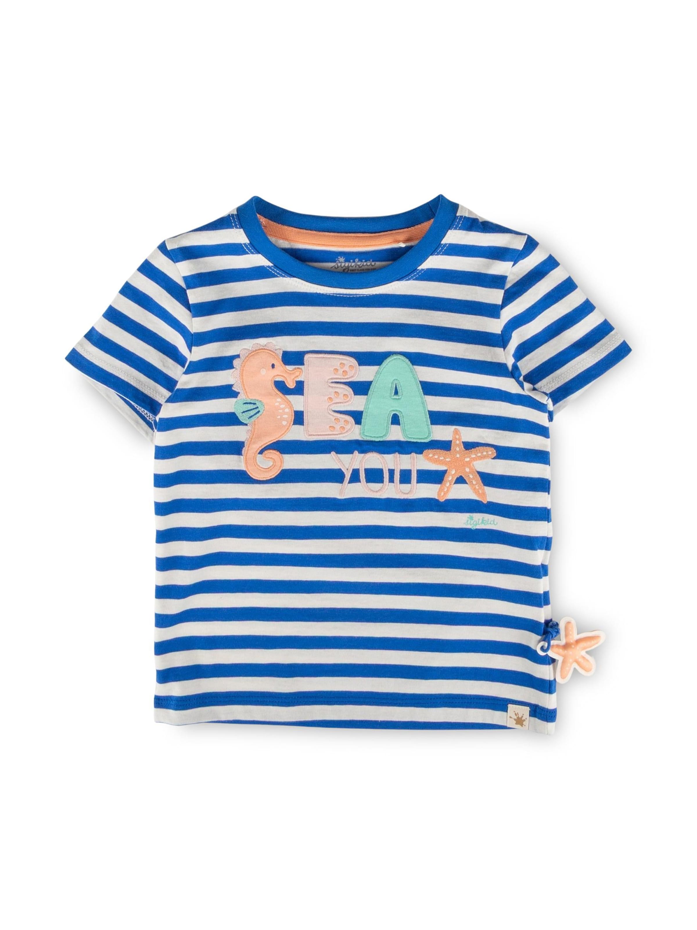SIGIKID Shirt 'T-Shirt Sea You'‌‌‌‌‌‌ in 98/Regular in blau, Produktansicht