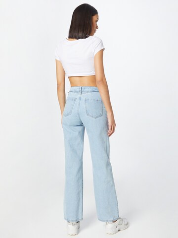 Edikted Wide Leg Jeans 'Raquel' in Blau