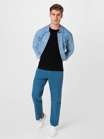 ABOUT YOU x Louis Darcis Regular Trousers in Blue