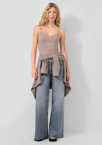 Wide Leg Jean ' CATIE ' QS en gris