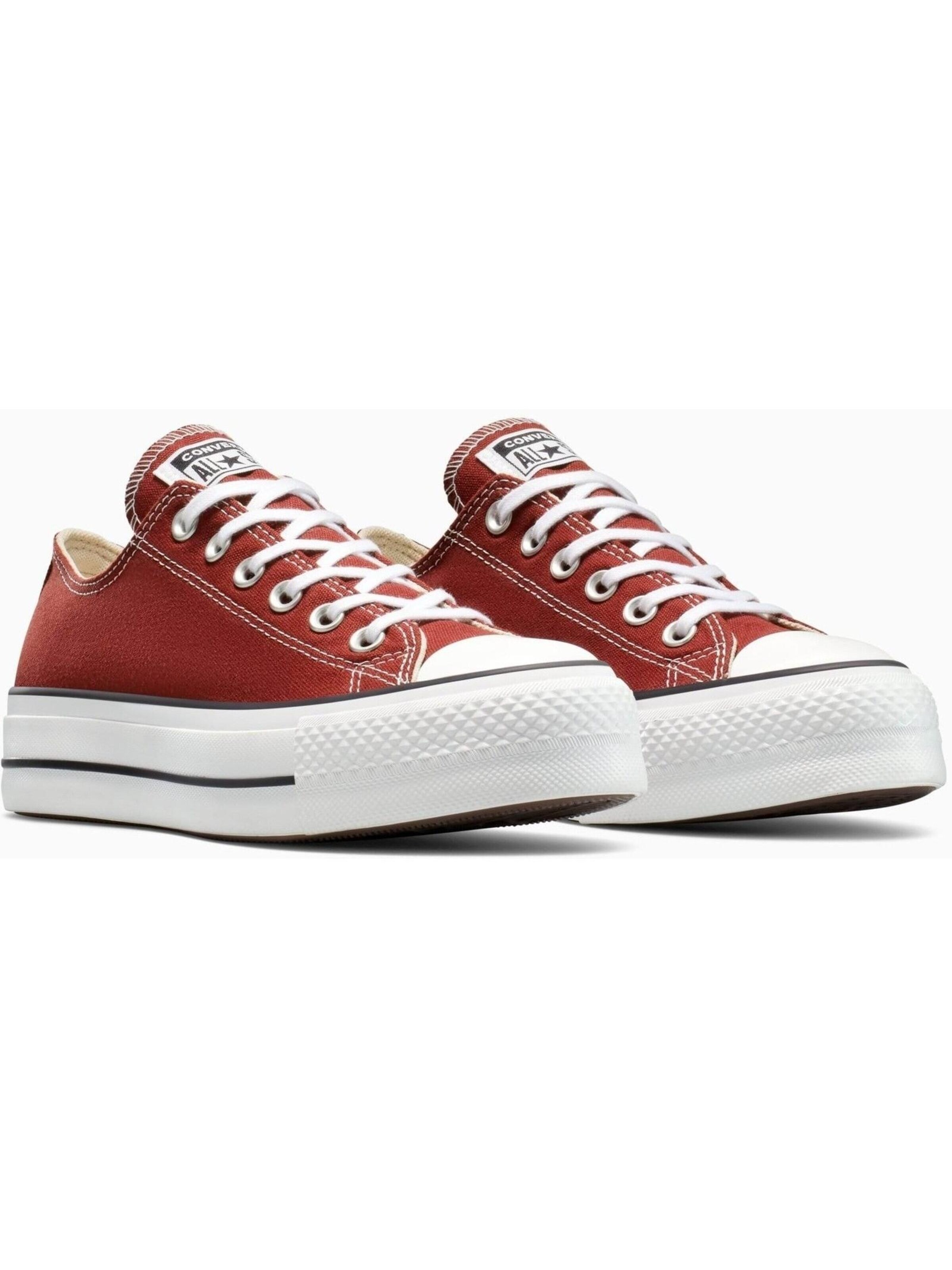 CONVERSE Sneaker low 'Converse Chuck Taylor As Lift' in Rot