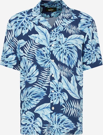 Key Largo Regular fit Button Up Shirt 'BELIZE' in Blue: front