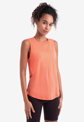 ICEBREAKER Sports Top 'Cool-Lite Sphere III' in Orange: front