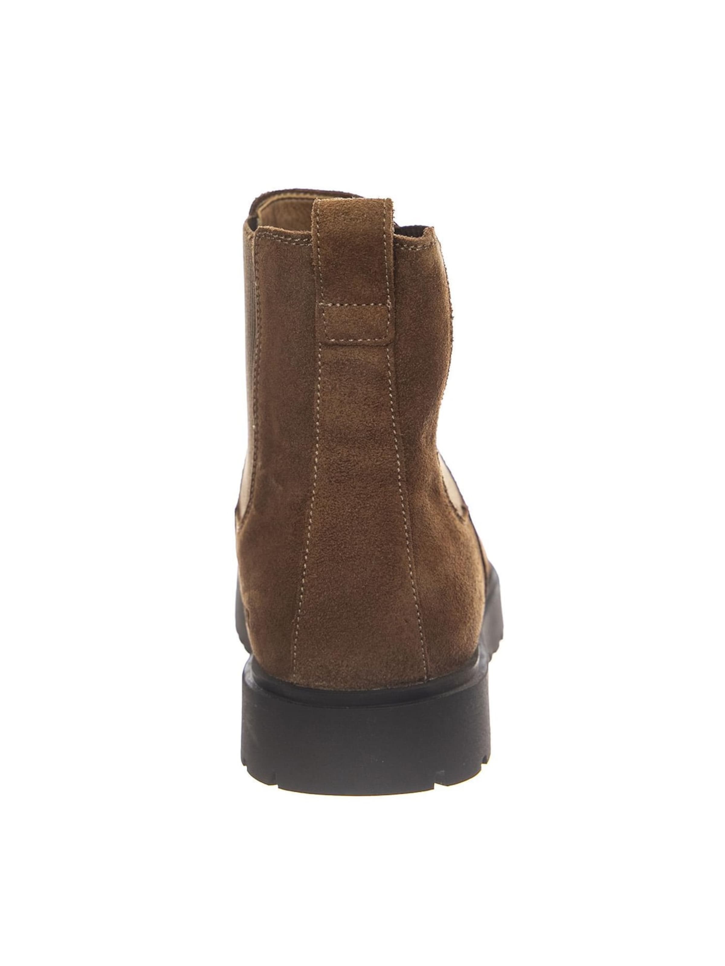 BIRKENSTOCK Boot 'Highwood Slip On Mid N Dark Tea, Suede Leather' in Brown