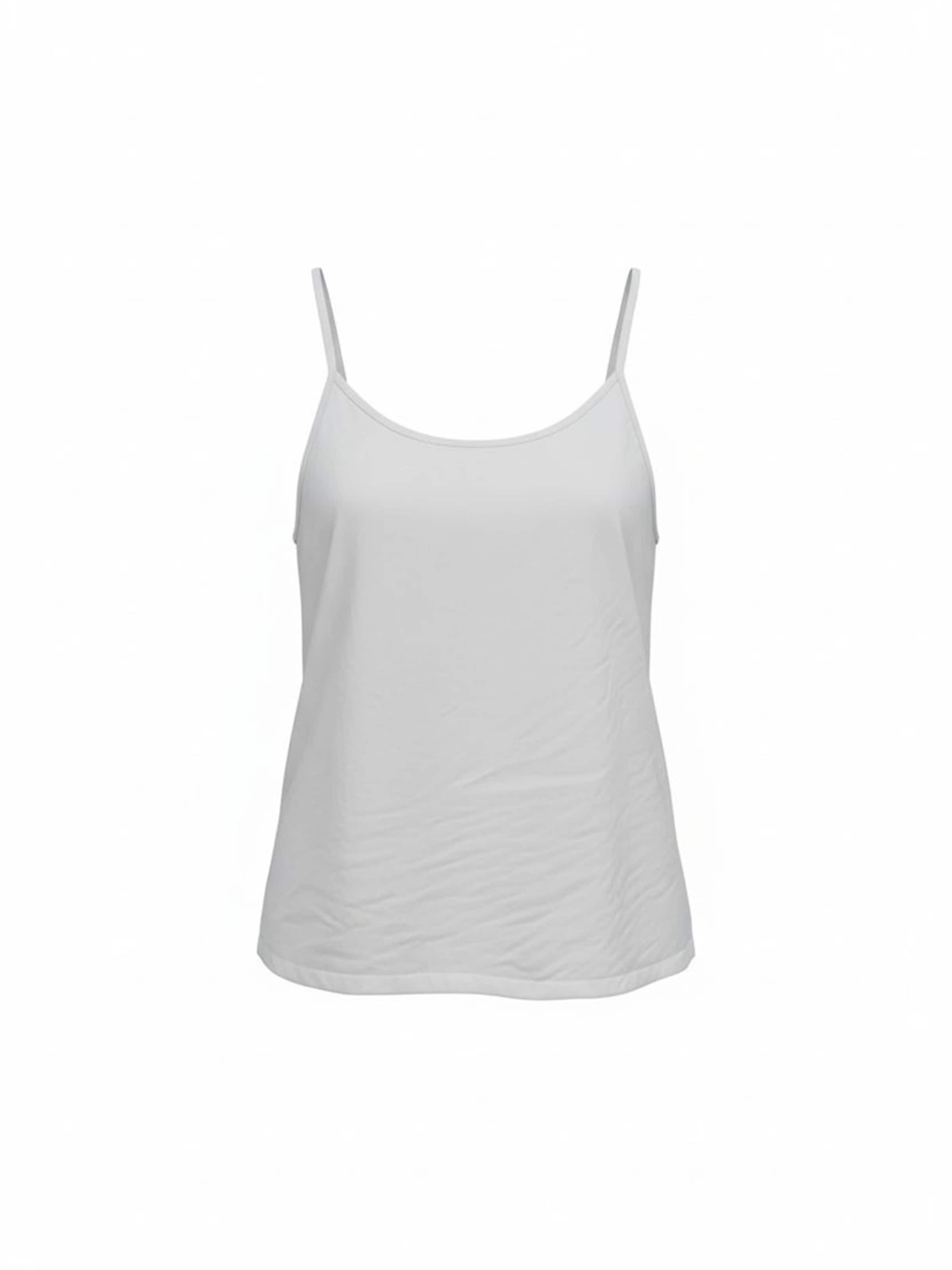 Top di Haris Cotton in bianco: frontale