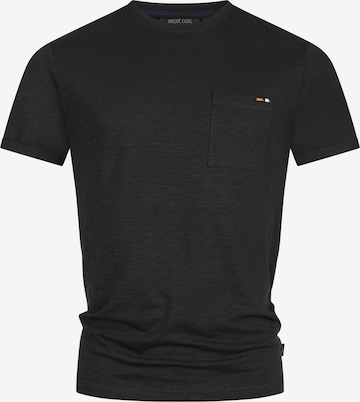 INDICODE JEANS Shirt 'Andorra' in Zwart: voorkant