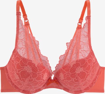 PETITE FLEUR GOLD T-shirt Bra in Orange: front