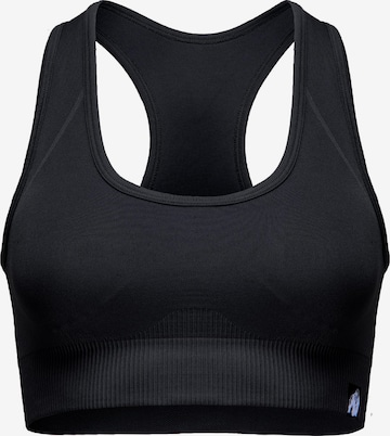 Gorilla Wear Sport bh 'Yava' in Zwart: voorkant