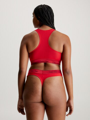 Calvin Klein Underwear Medium Support Bra in Red