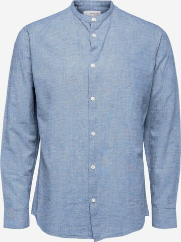 SELECTED HOMME - Ajuste estrecho Camisa en azul: frente