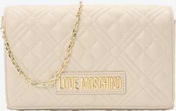 Love Moschino Taška přes rameno – béžová: přední strana