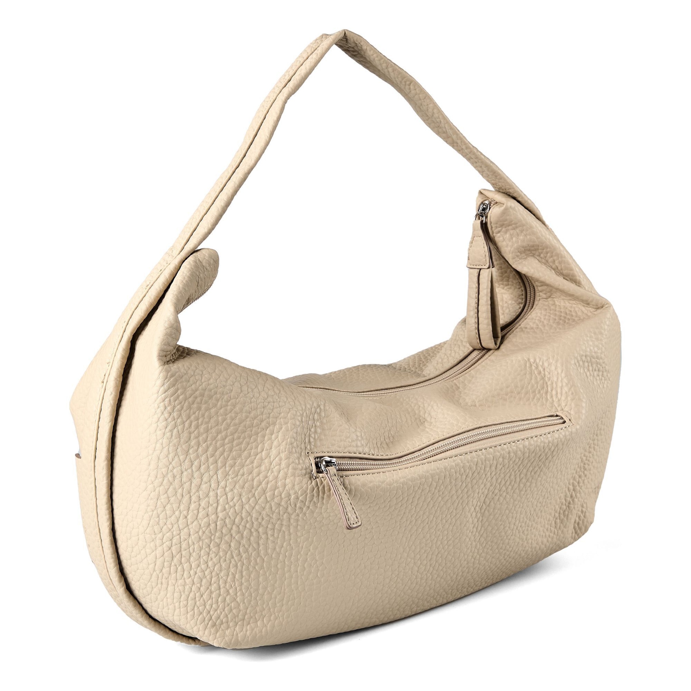 TOM TAILOR DENIM Schoudertas 'Alonda' in Beige