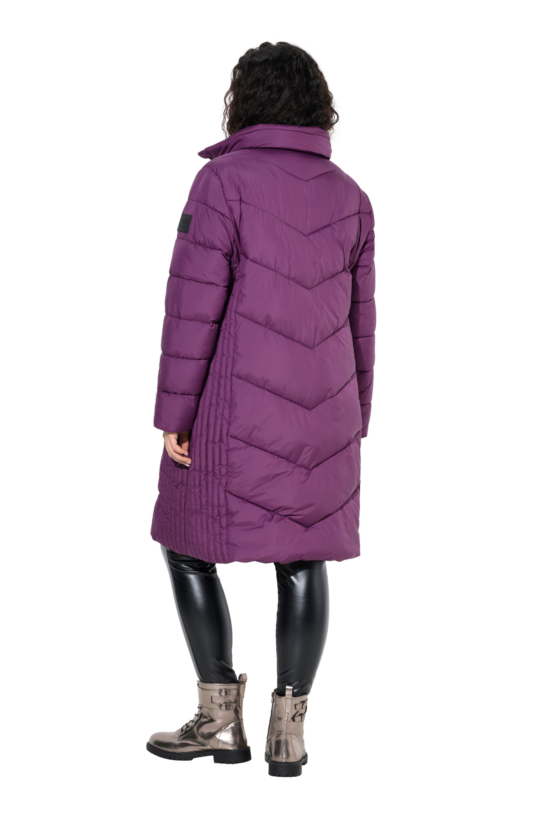 Ulla Popken Winter Jacket in Purple