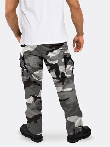 Regular Pantalon outdoor 'Trooper' normani en gris
