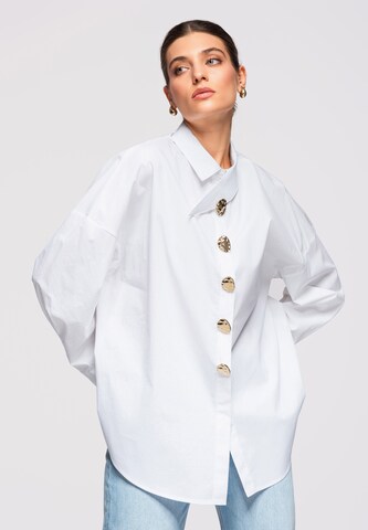 Ombre Blouse 'OW-SH-E0014' in Wit