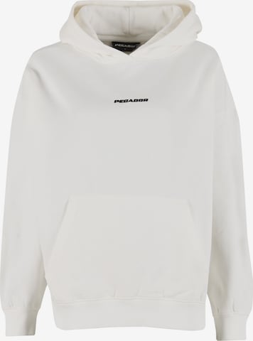 Sweat-shirt 'Clarita' Pegador en blanc : devant
