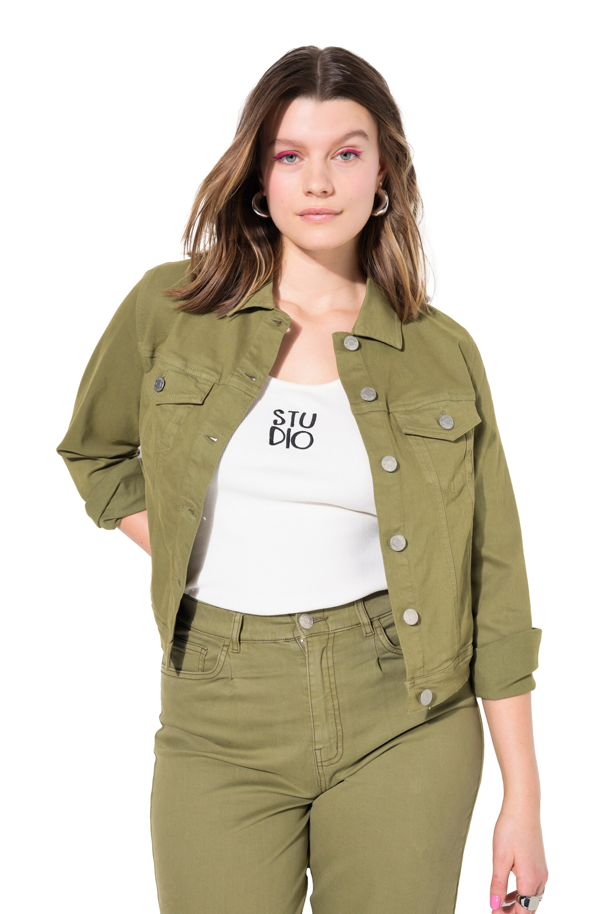 Studio Untold Jacke in Grün: Vorderseite