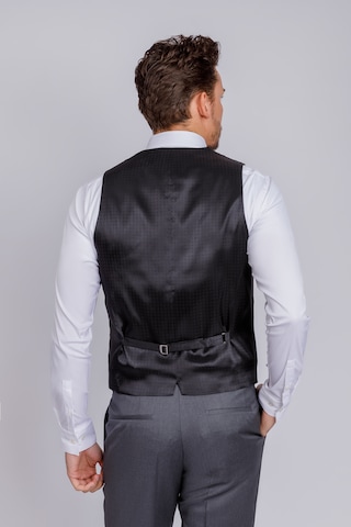 BOSS Black Suit Vest 'Huge' in Grey