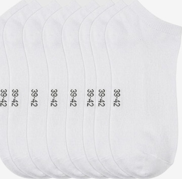 El Sueno Socken 'Sneaker Socken' in Weiß: Vorderseite