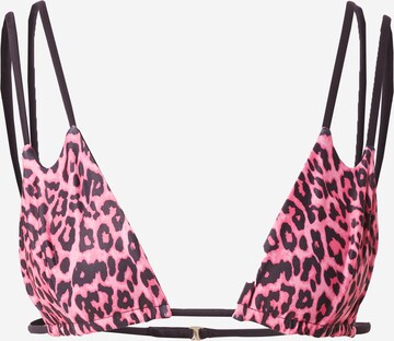 VIERVIER Triangel Bikinitopp 'Jody' i rosa: forside