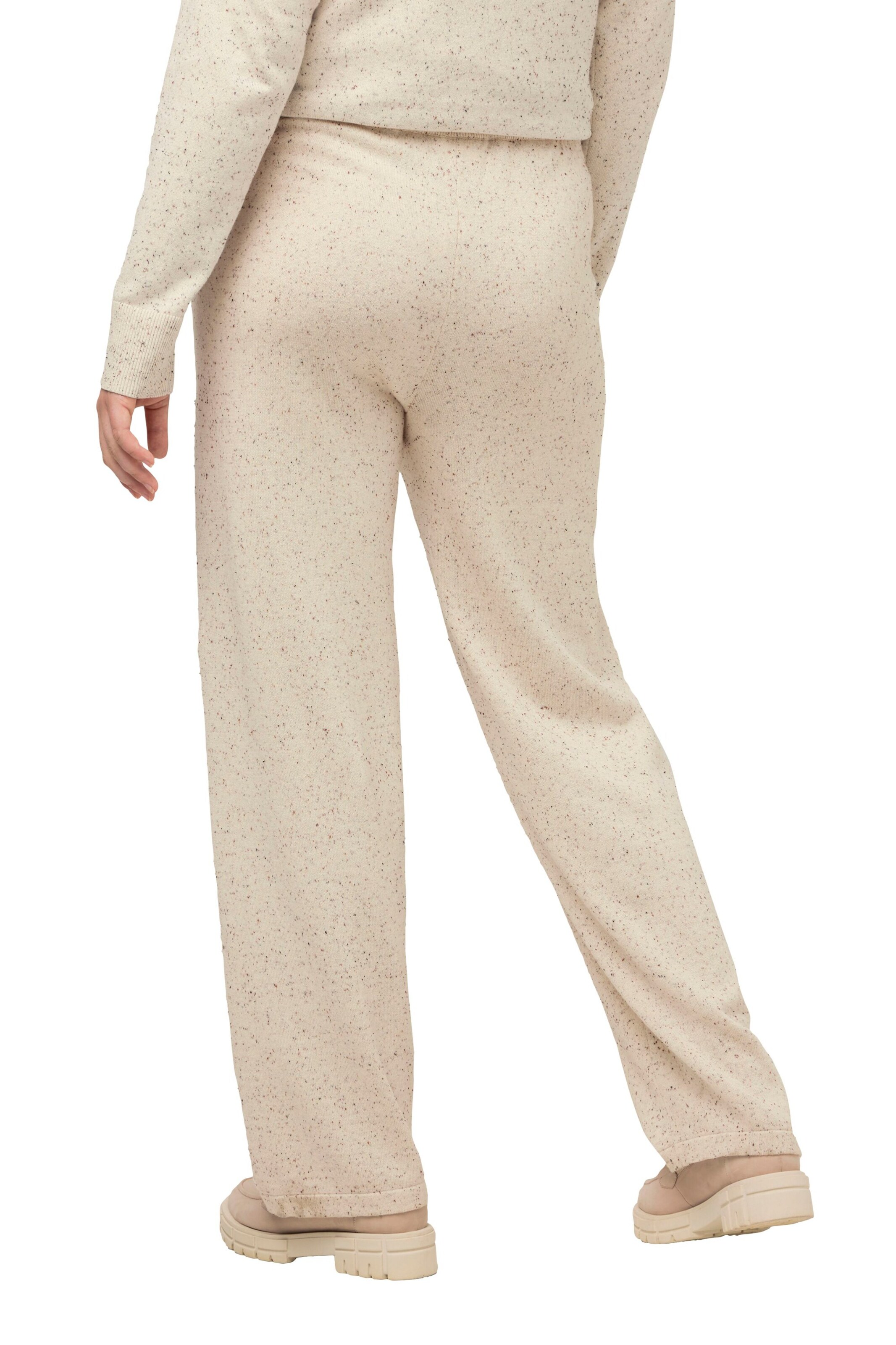 Ulla Popken Loosefit Broek in Beige