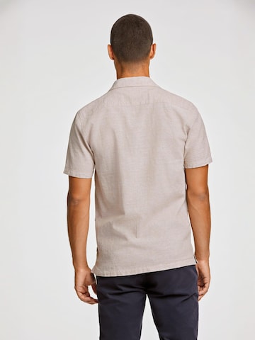 Lindbergh Regular fit Button Up Shirt in Beige