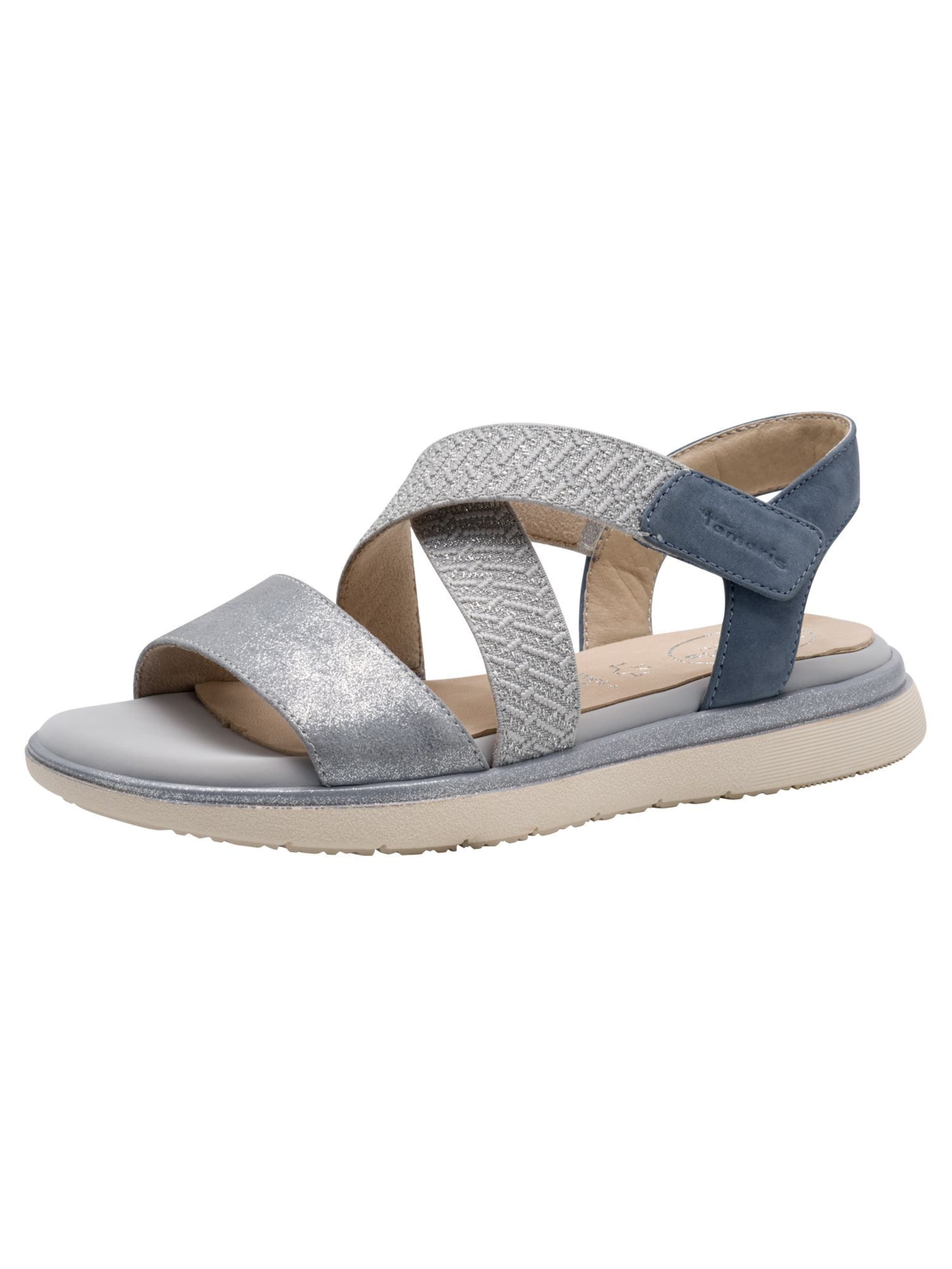 Sandales 'Comfort' Tamaris en bleu : devant
