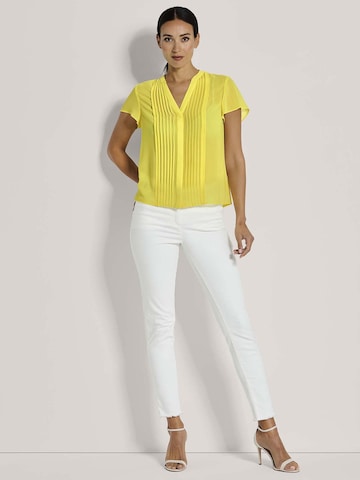 Chemisier MADELEINE en jaune