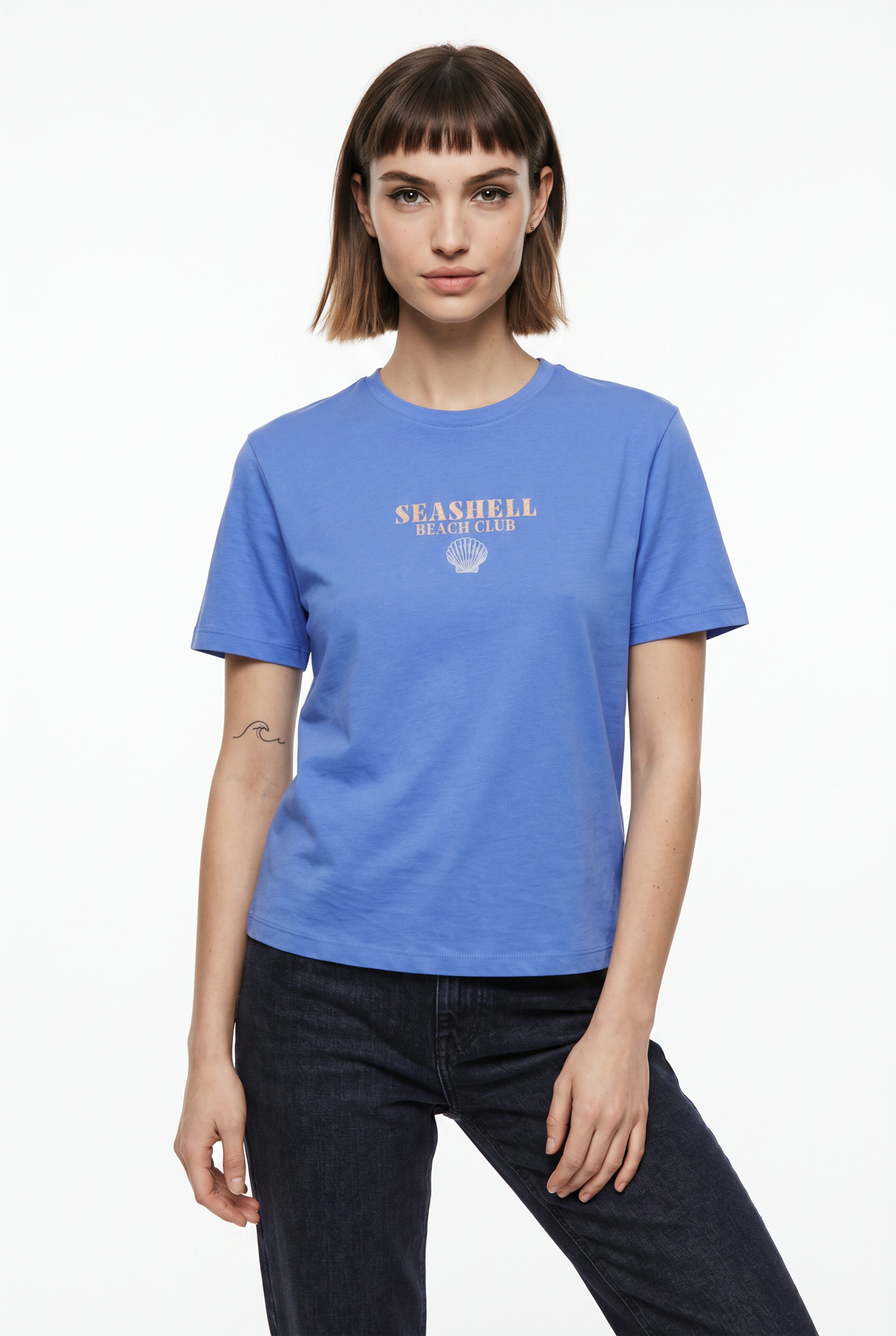ONLY Shirt in Blue: front