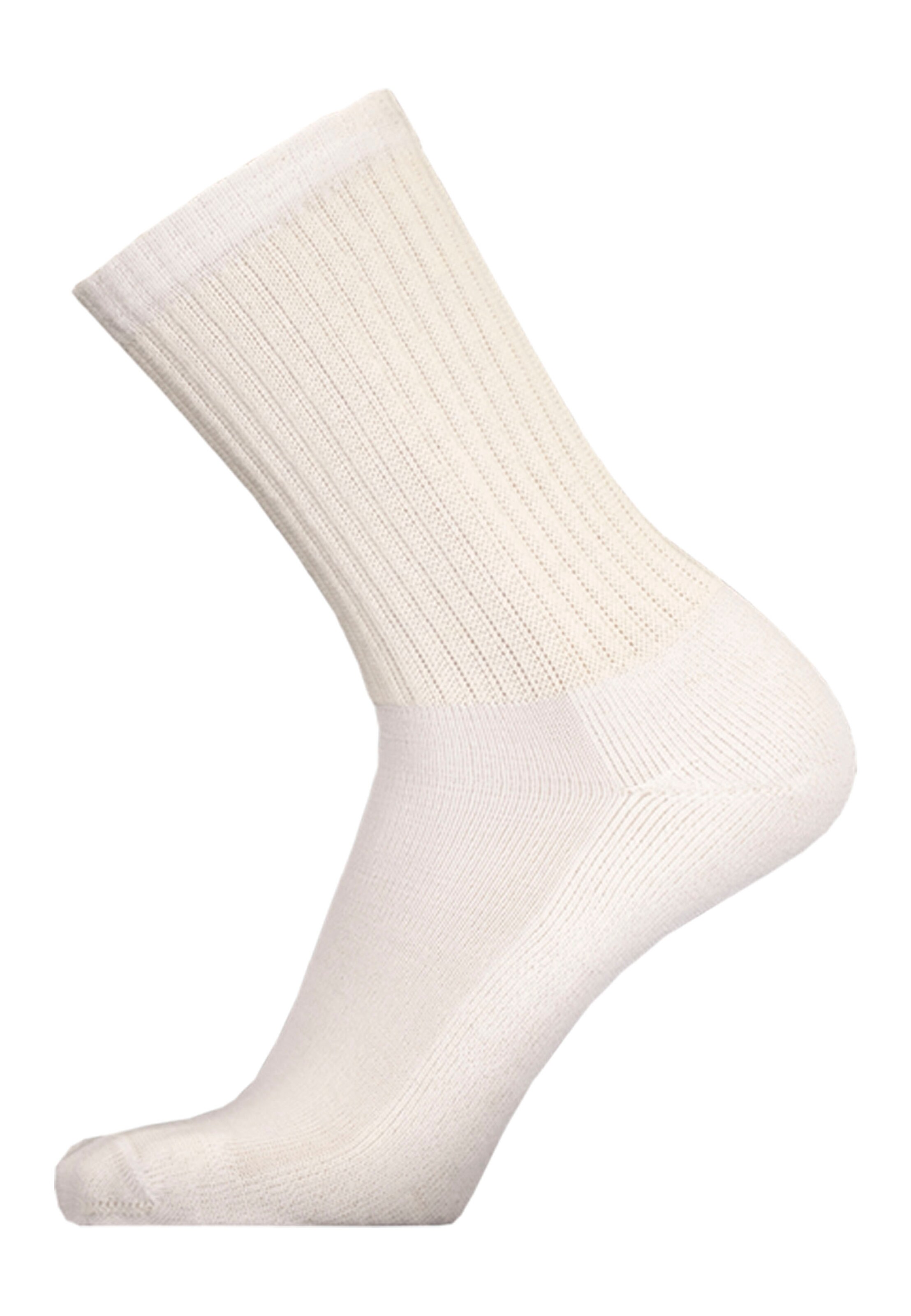 Uphill Sport Athletic Socks in White: front