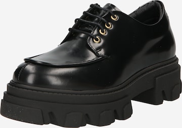 Bianco Lace-Up Shoes 'Ginny' in Black: front