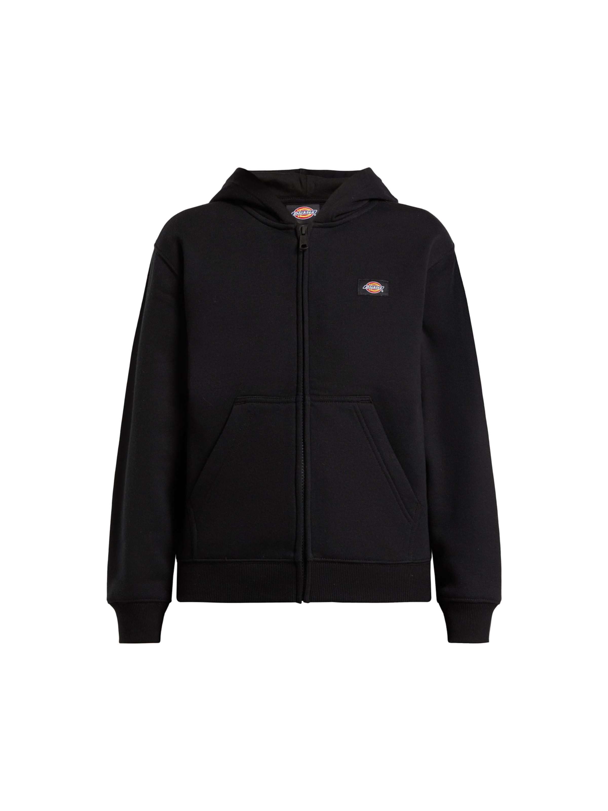 Giacca di felpa 'Oakport' di DICKIES in nero: frontale