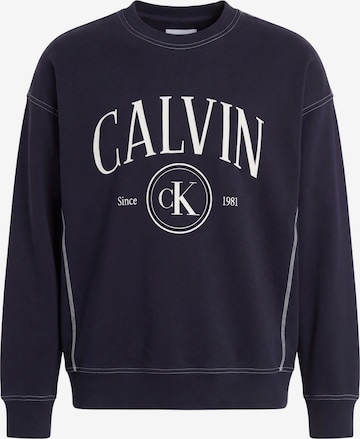 Calvin Klein Jeans Bluzka sportowa w kolorze niebieski: przód