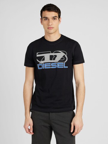 DIESEL Shirt in Zwart: voorkant